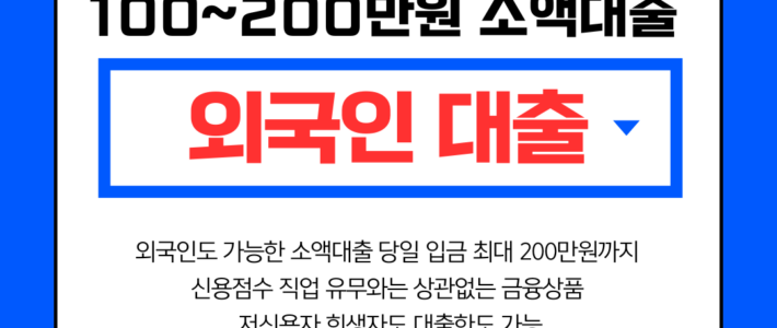 외국인 소액대출